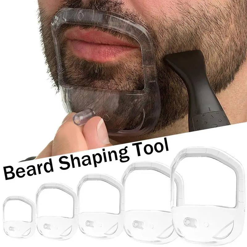 5 шт./лот симметричный срез бородка линия шеи Усы Борода форма шаблон для укладки