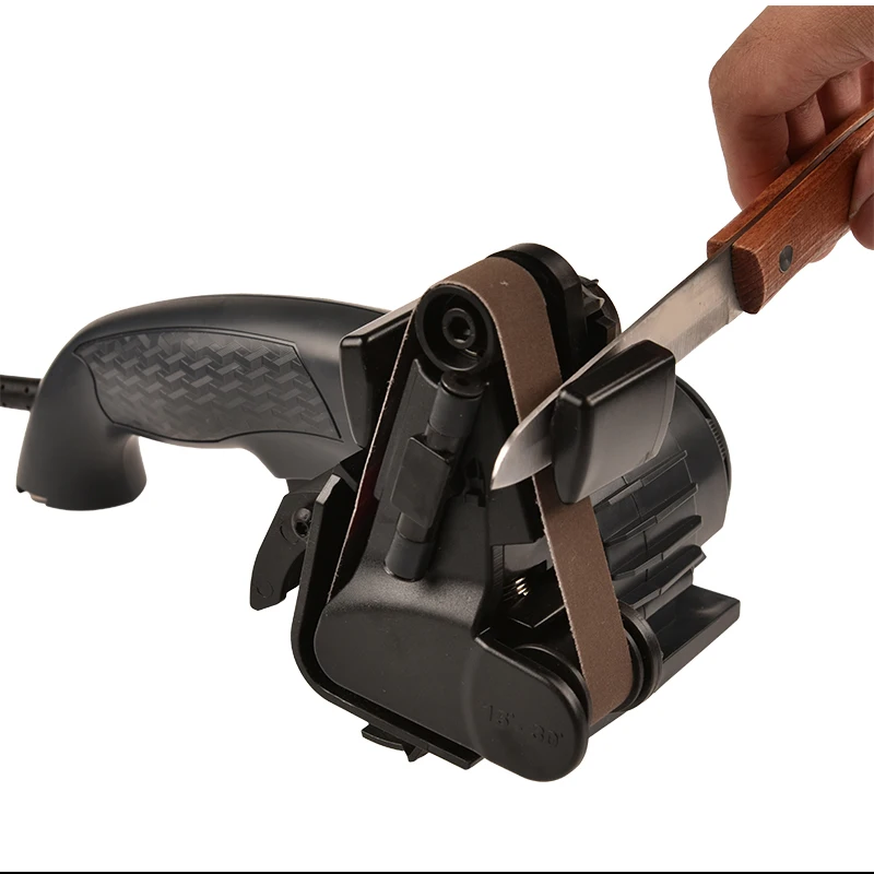 

Handheld Electric Cutter Sharpener Adjustable Speed and Angle Sharpening Station Kitchen Grinder for Scissors Wood