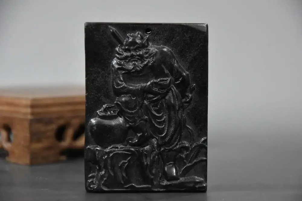 Архаизированная черная железная метеорит Hongshan culture Чжун Куй привлекающие