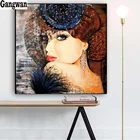 Женская Алмазная вышивка, 5D стразы, Алмазная мозаика, в европейском стиле