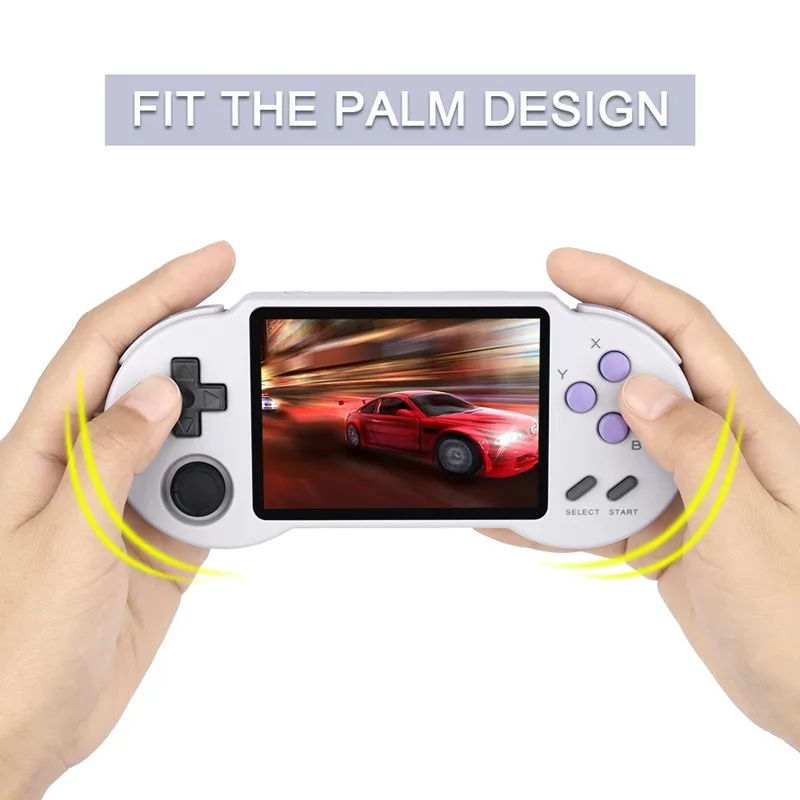 

Pocketgo S30 Retro Game Console A33 Chip 3.5-Inch IPS Screen 64GB Pre-Installed 8500 3D PS1 DC MAME