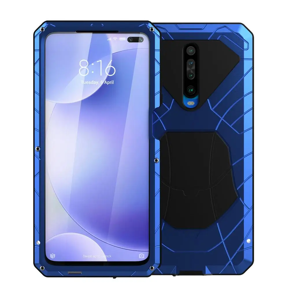 

Чехол Imatch для телефона Xiaomi 11 10 Ultra Redmi K40 K30 K20 Pro, твердый алюминиевый металлический закаленный защитный чехол для Poco X3 X2 F2 F1