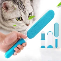 3pcsset quality multi functional dog comb pet hair remover brush cat fur double side furniture sofa cleaning essential tools