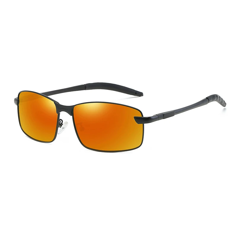 C21 black red Классические поляризационные спортивные солнцезащитные очки для мужчин и женщин стильные прямоугольные брендовые дизайнерские солнцезащитные очки для вождения на открытом воздухе с защитой от ультрафиолета - Цвет линз: C21 black red