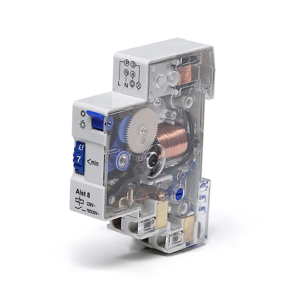 

ALST8 7 Minunutes Staircase Din Rail Time Switch TIMER
