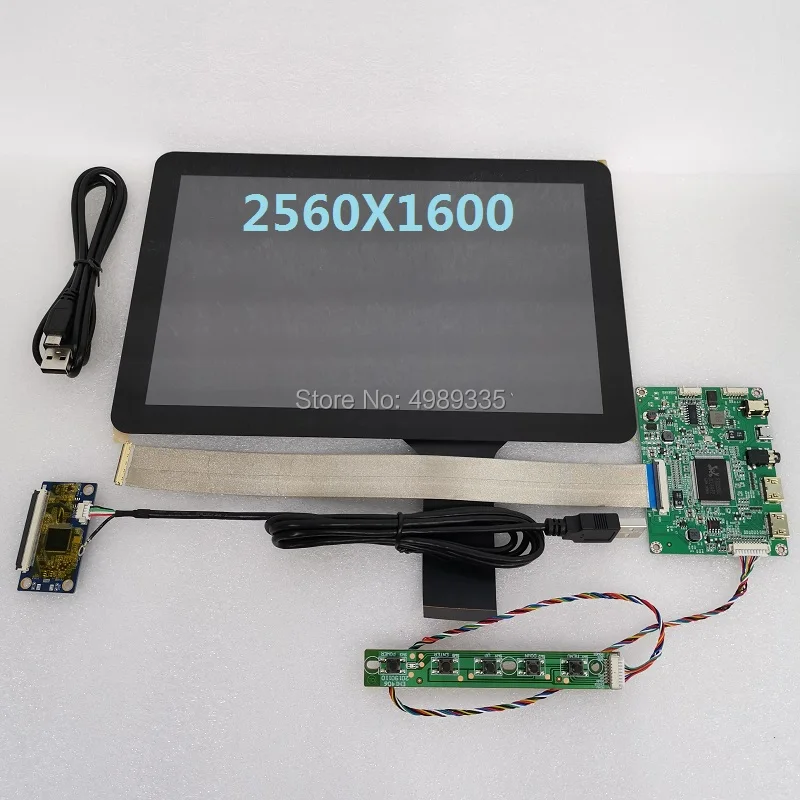 10," 2 K дисплей сенсорный дисплей модуль комплект для pi 4 и Android win8 10 системы ips полный вид 2560X1600