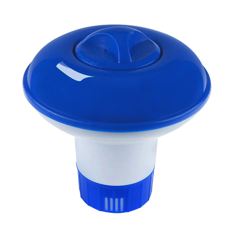 5 дюймов Большой синий и белый плавающий бассейн хлора диспенсер бром таблетки
