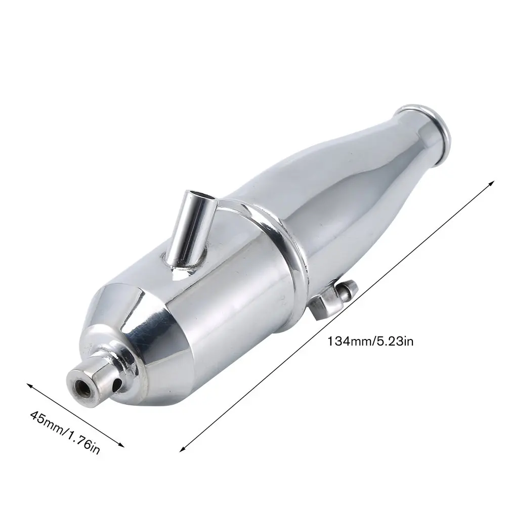 

HSP 1:10 Aluminum Side Exhaust Pipe For RC Nitro Car Buggy Truck Engine Spare Parts Accessory 02006 02031 102009 RC