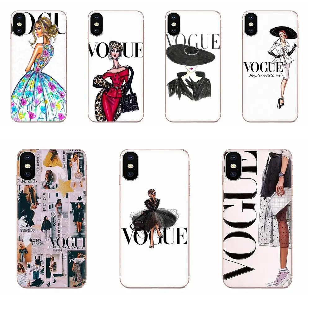 Новейший супер милый чехол для телефона Vogue Girl LG K50 Q6 Q7 Q8 Q60 X Power 2 3 Nexus 5 5X V10 V20 V30 V40 Q
