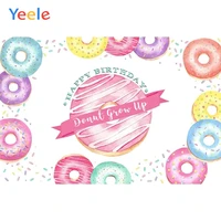 donuts candy cake newborn baby birthday part photophone backdrop photography custom photographic background for photo studio