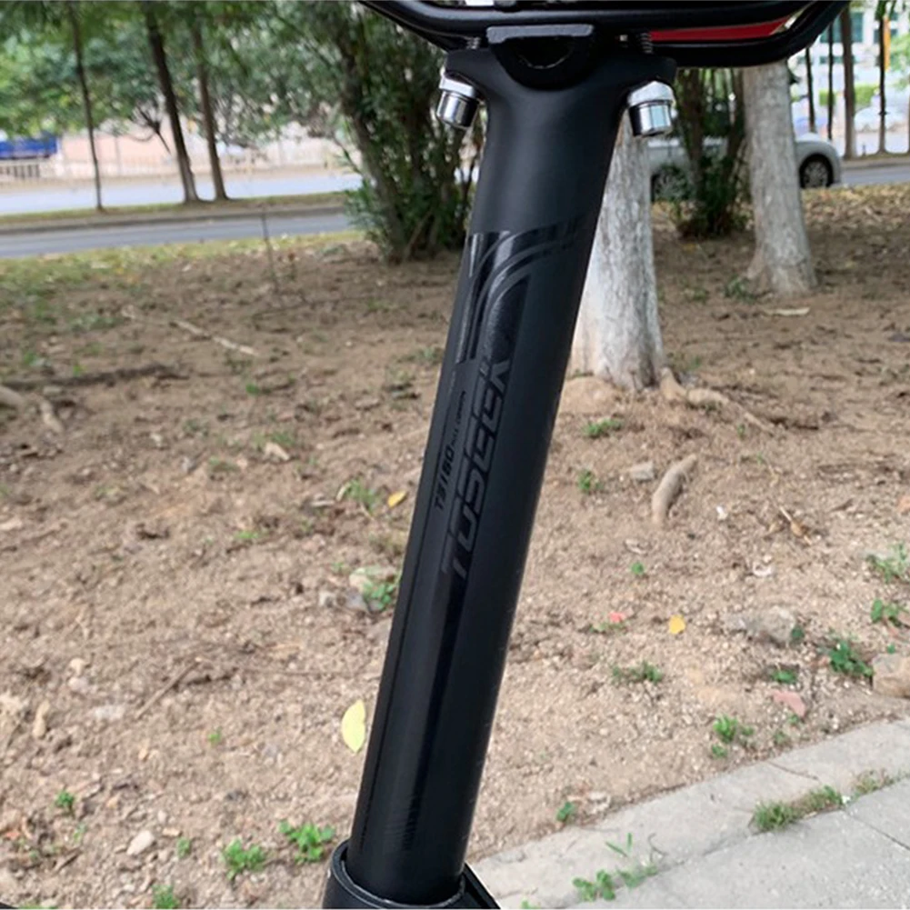 

27.2-31.6mm Carbon Fiber Bike Seatpost Adjustable Seatpost Mountain Bicycle Seat Post for MTB Road Bike BMX Bicycle Seat Post