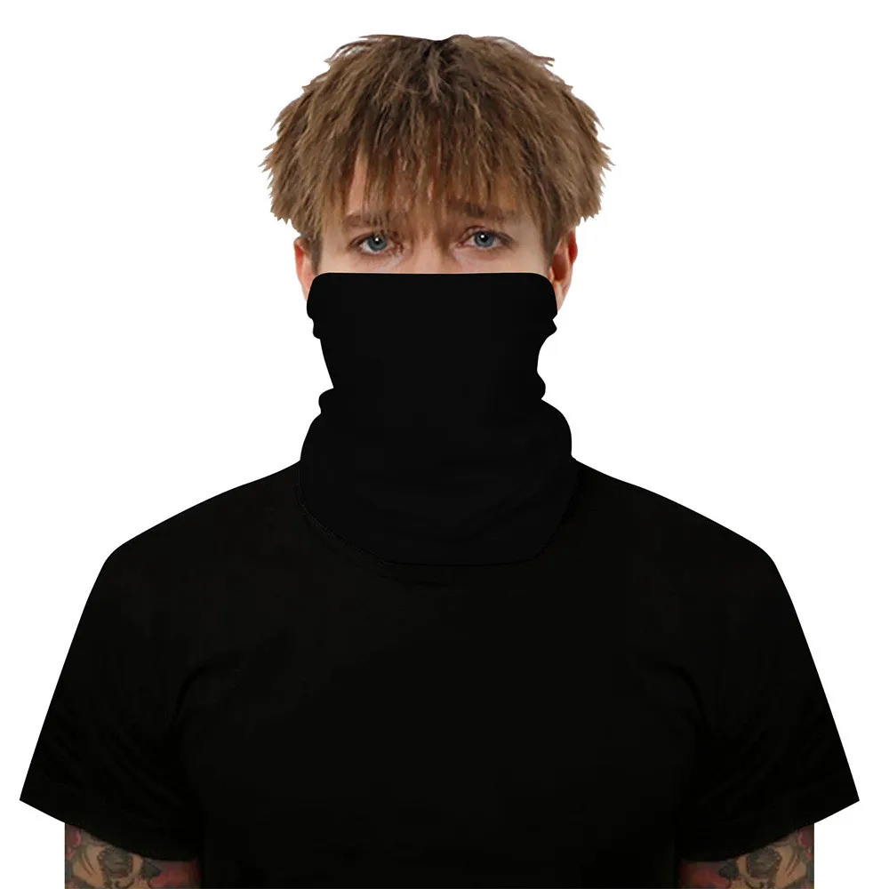 Однотонный защитный шарф походная бандана на открытом воздухе Забавный шейный с