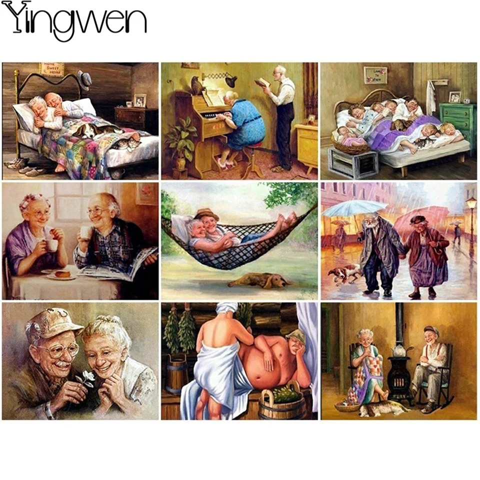 

5D Diamond Painting Romantic Couples Rhinestone Picture Full Diamond Embroidery Cross Stitch Mosaic Home Decor Commemorate Love