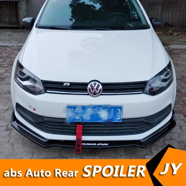 Задний спойлер для корпуса Volkswagen POLO 2014-2018 задний ABS диффузор переднего бампера |