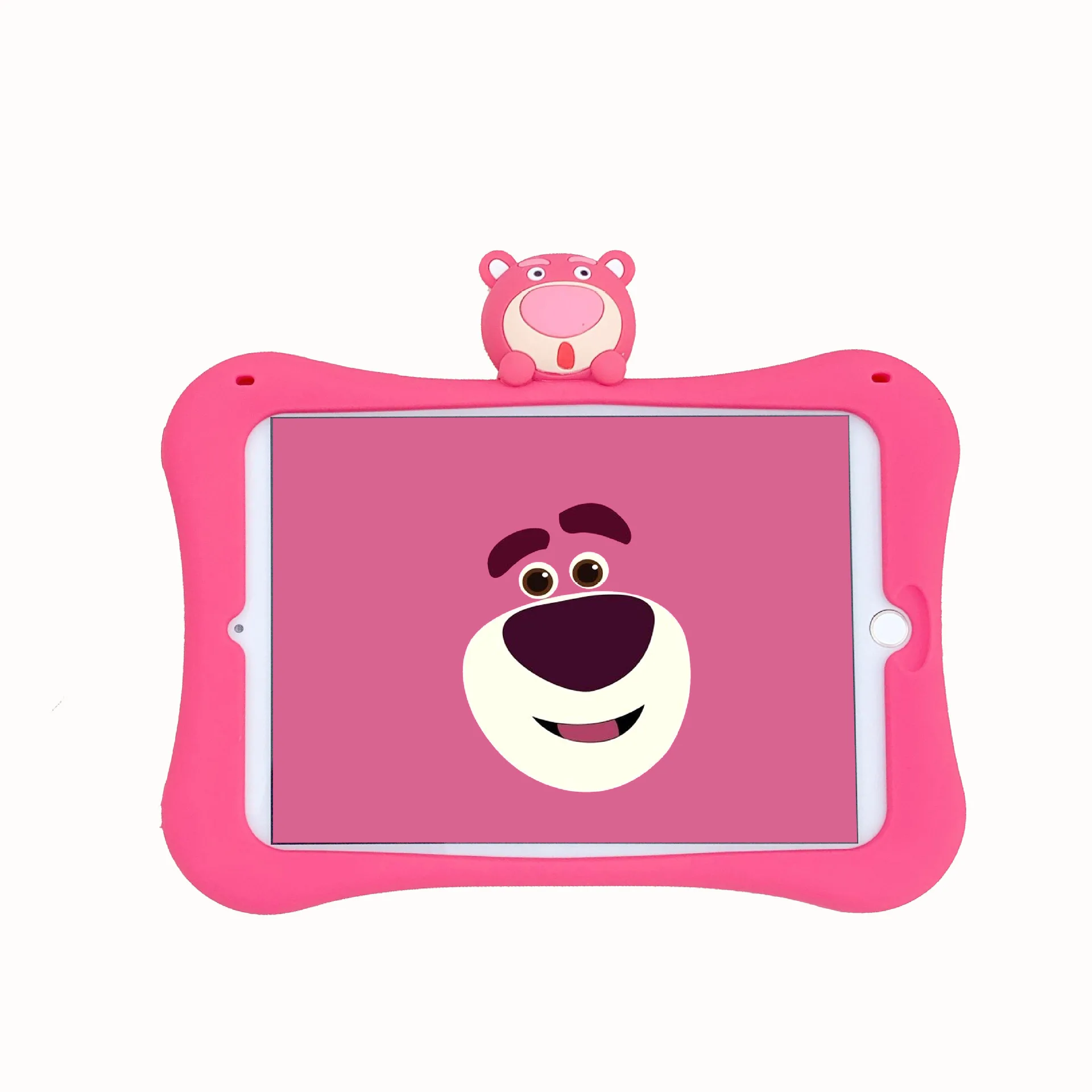 

Suitable for children 2019 new iPad6 air protective cover silicone 4mini5 flat shell mini 3 cartoon anti-fall