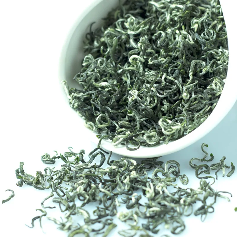 

2021 качество 5A Китайский зеленый чай Bi-luo-chun, настоящий органический новый зеленый чай для ранней весны для потери веса, забота о здоровье
