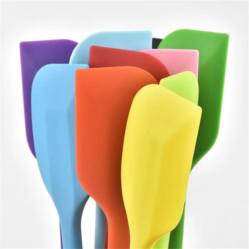

Heat Resistant Non-Stick Silicone Spatula Flexible Rubber Scraper Kitchen Tool