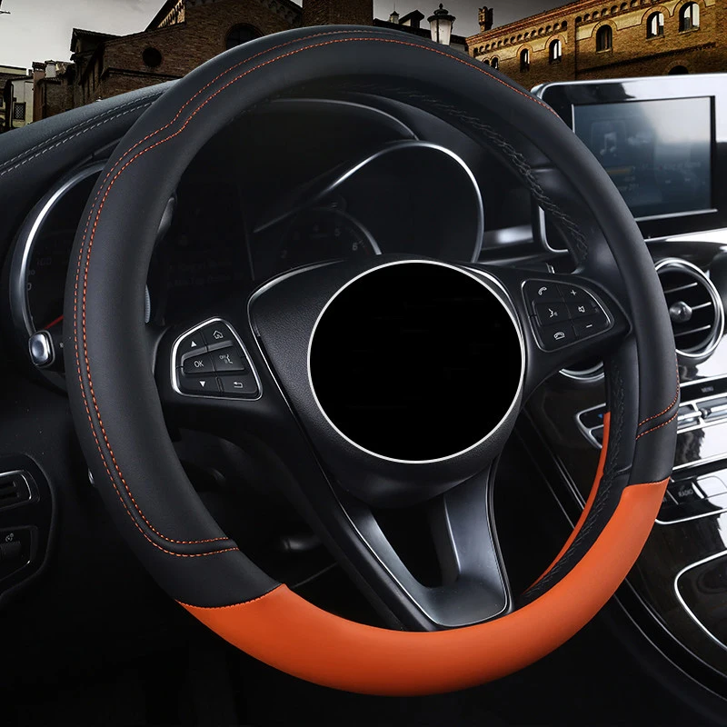 Кожаные автомобильные чехлы на колеса для Ford all model focus explorer mondeo fiesta ecosport Everest s max Mustang edge Tourneo ku|Чехлы руль| |