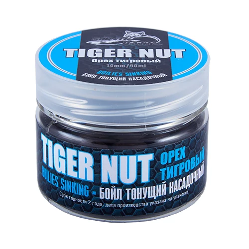 Бойлы насадочные тонущие Sonik Baits TIGER NUT 14мм 90мл (Орех тигровый)|Наживки для рыбной