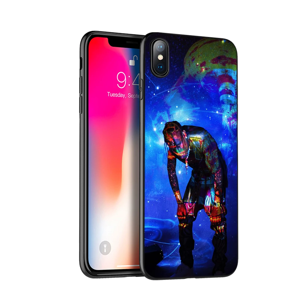 50016 Черный чехол ТПУ для iphone 5 5s se 6 6s 7 8 plus x 10 чехол силиконовый чехол для iphone XR XS 11 pro MAX чехол Трэвиса Скотта astroworld - Цвет: 50016