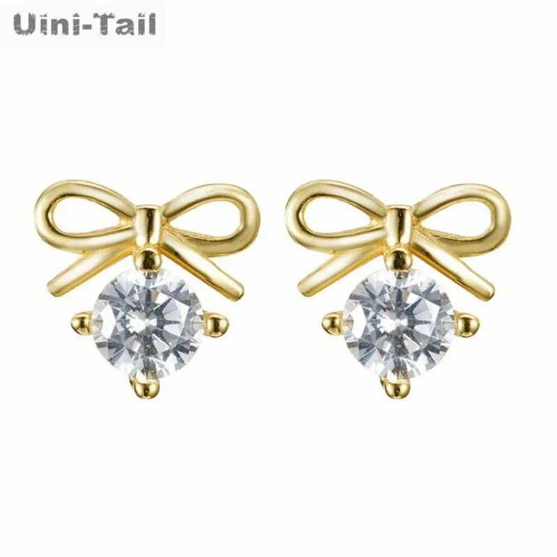 

Серьги-гвоздики с бантом Uini-Tail JK121