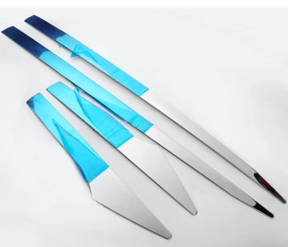 ABS хромированный корпус боковой двери автомобиля протектор молдинг крышка