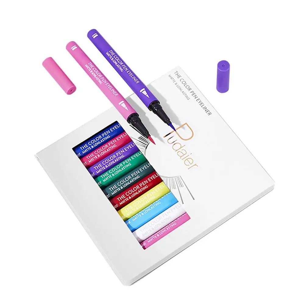 

Подводка для глаз жидкая водостойкая стойкая, 12 цветов