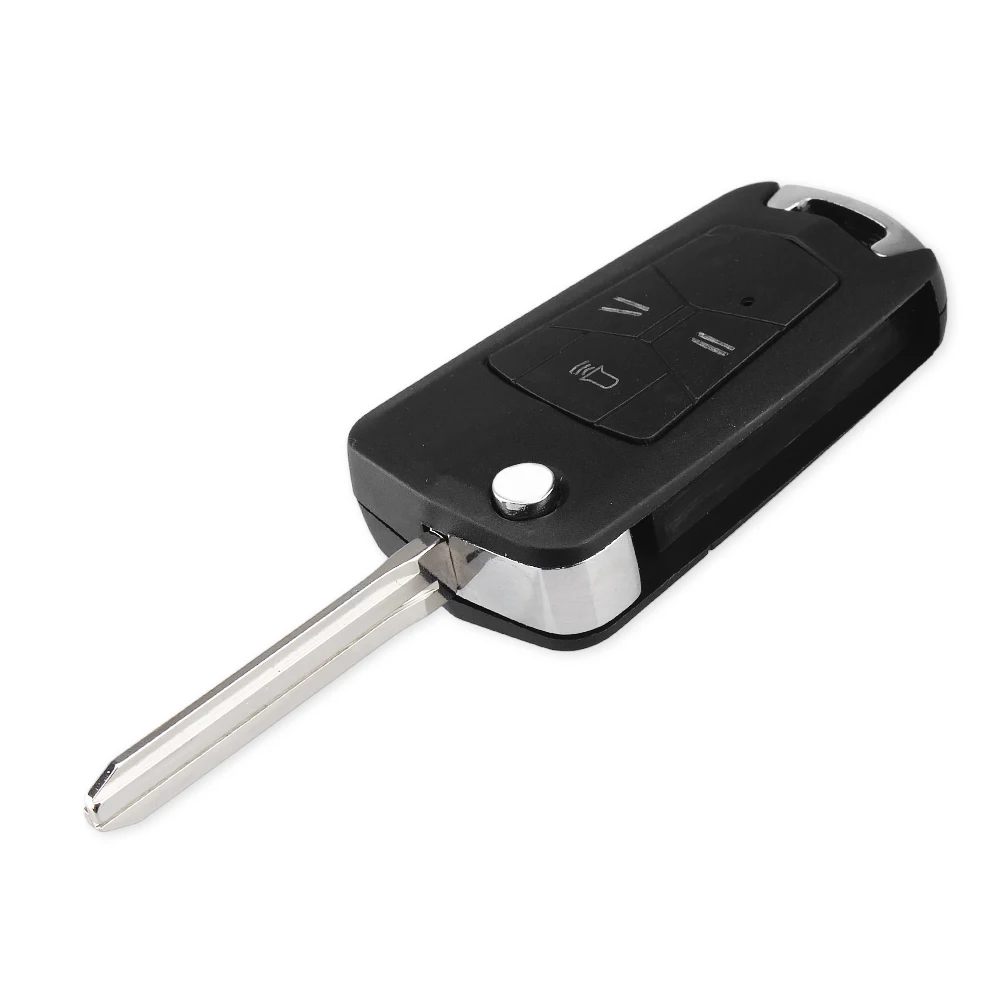 KEYYOU новый раскладной чехол для ключей с дистанционным управлением Toyota Hilux Rav4 Corolla