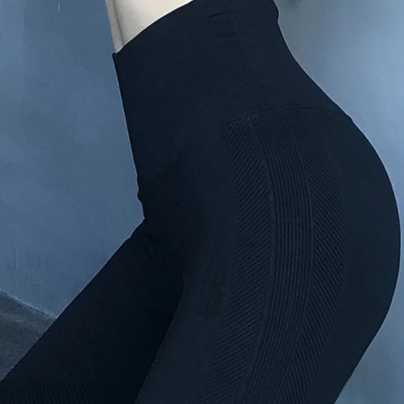 Женские Леггинсы для йоги с высокой талией бесшовные леггинсы эффектом пуш-ап