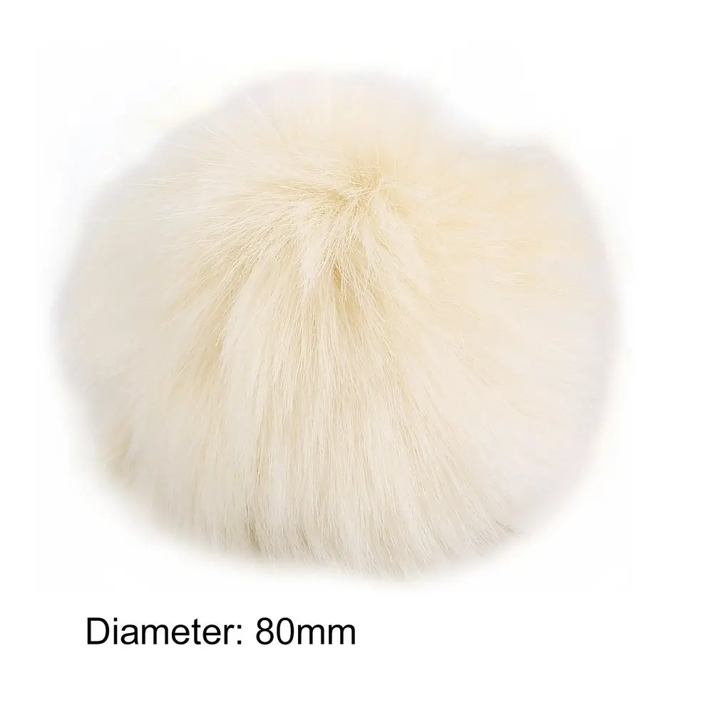 Искусственный брелок с кроличьим мехом для автомобиля плюшевая подвеска