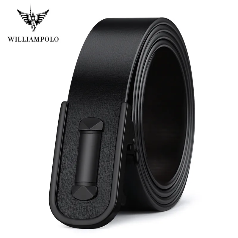 

High Quality Automatic Buckle Belt Man Strap Cinturones Hombre New Arrival Designer Genuine Leather Men Belts