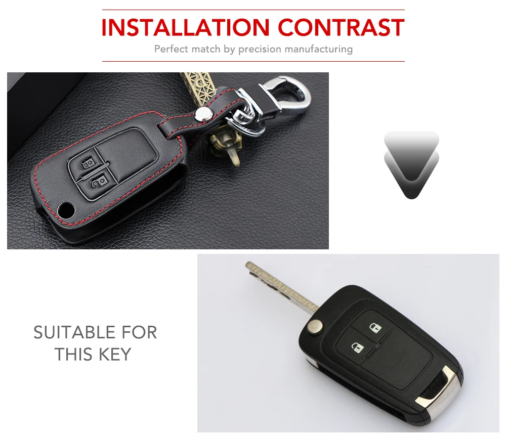 Защитный чехол из натуральной кожи для автомобильных ключей чехол-сумка Opel Astra