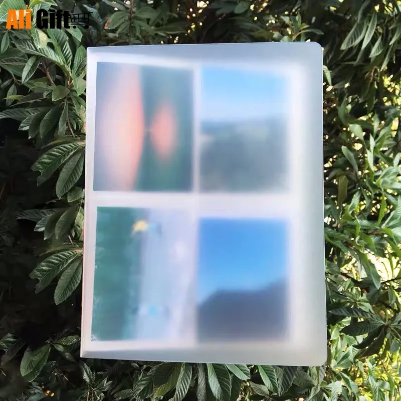 Альбом для фотографий прозрачный 80 листов 5 дюймов|Фотоальбомы| |