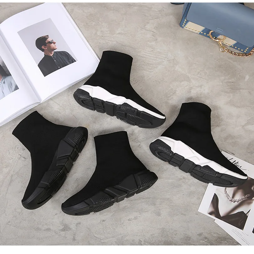 Оптовая Продажа повседневные носки обувь для женщин кроссовки трикотажные