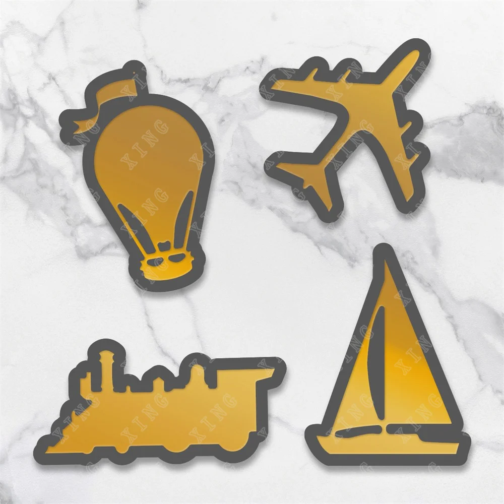 

New Adventure Metal Cuttting Dies Solid Hot Foil Plate Scrapbook Diary Decoration Embossing Template Diy Greeting Card Handmade