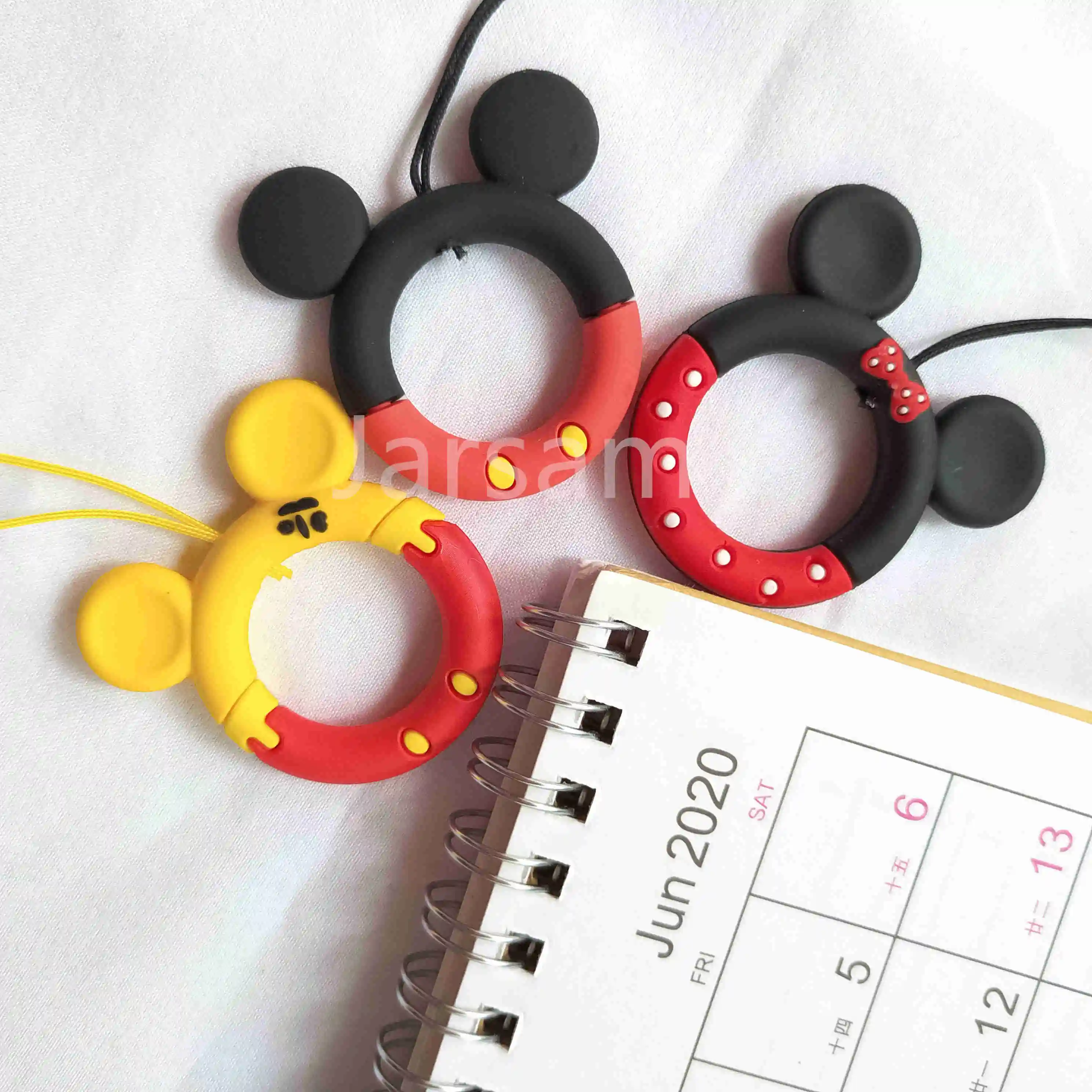 Оптовая продажа мобильный телефон милый мультфильм милое кольцо на палец