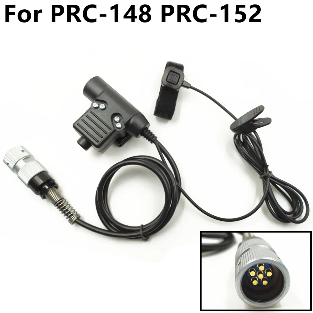 Двойная PTT U94 для тактической гарнитуры Z HD01 HD03 Φ 152A искусственная рация