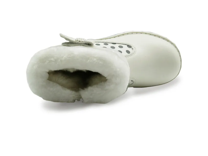 Apakowa/зимние сапоги до середины икры в горошек для маленьких детей