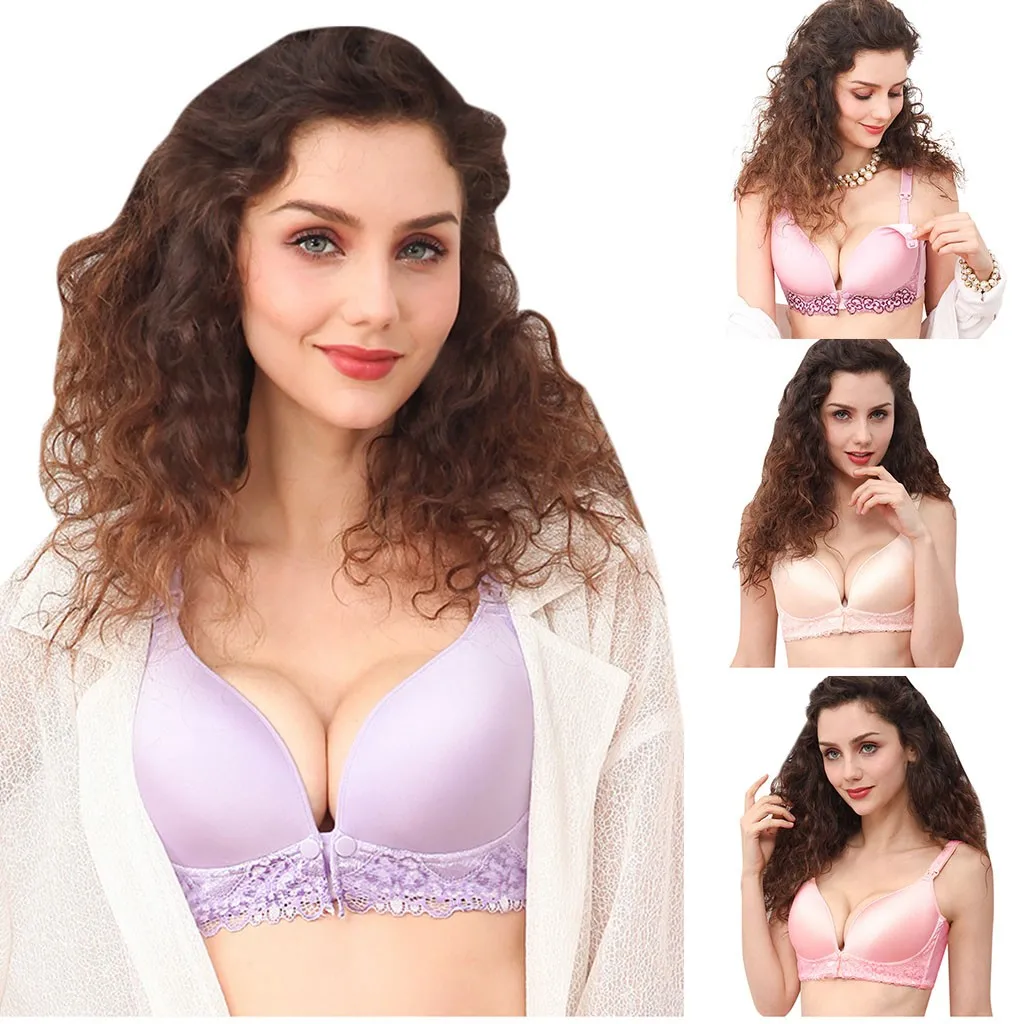 Женский Регулируемый бюстгальтер с застежкой спереди экстра эластичное нижнее
