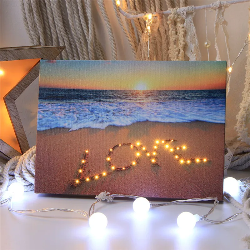 1 шт. светодиодный ночник фото деревянная рамка для фотографии Дома Офиса