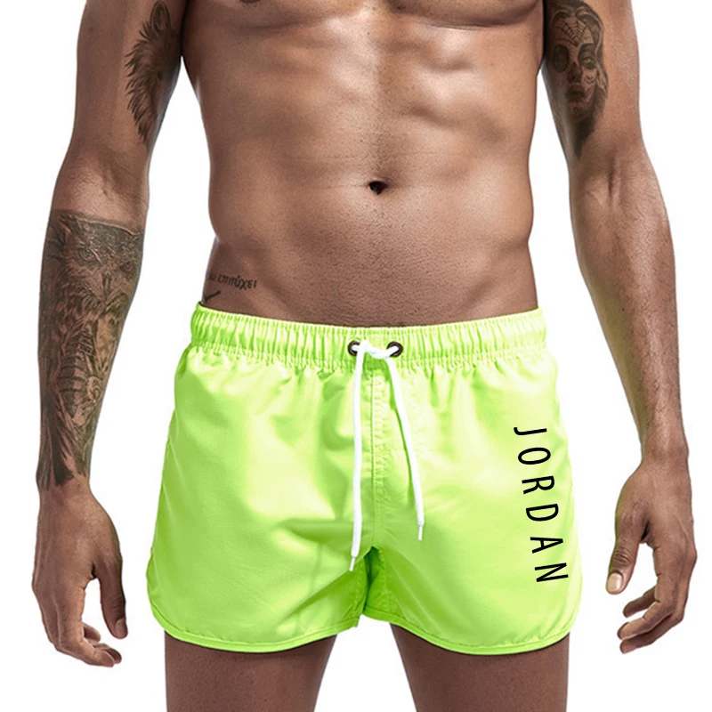 Брендовая мужская одежда для плавания летние шорты с принтом пляжная