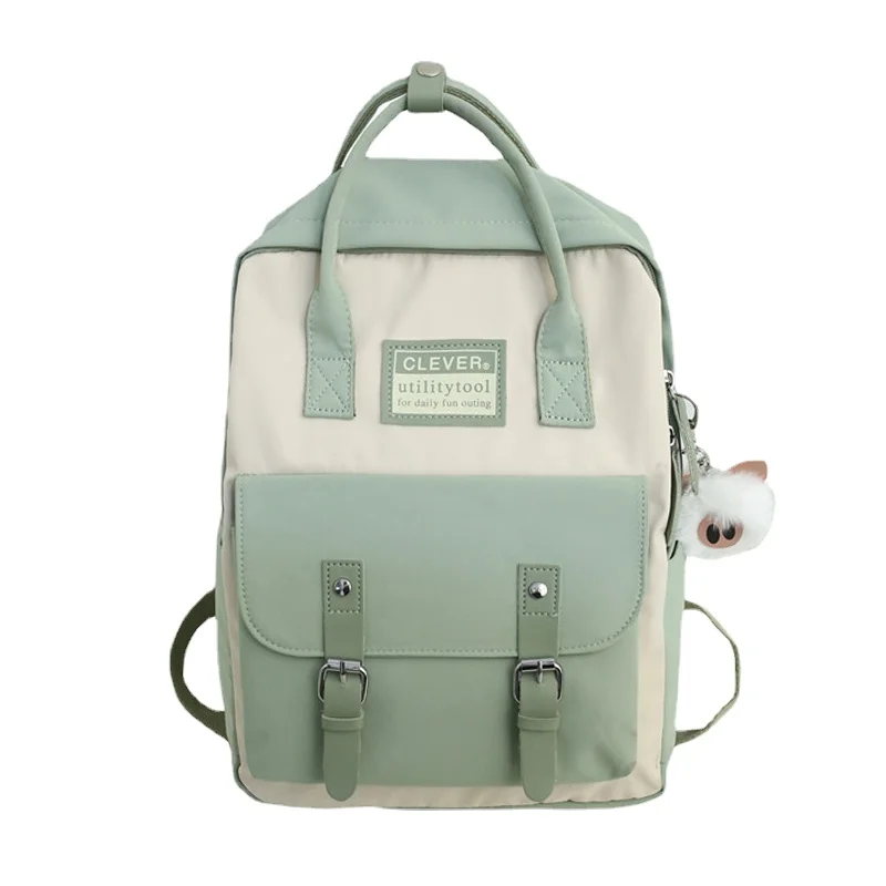 

Нейлоновый женский рюкзак карамельных цветов, водонепроницаемые школьные ранцы для девочек-подростков, Женский ранец в стиле пэчворк