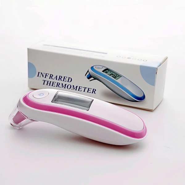 IRT1 pink Цифровой термометр Termometr инфракрасный термометр Termometro Лазерная портативная температура лихорадки Пистолет Бесконтактный термометр ИК-устройство - Цвет: IRT1 pink