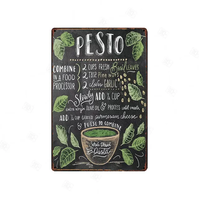 Питательная еда / питьевая кухонная вывеска из металла для декора на стене паба, ресторана, кафе, дома, винтажные железные плакаты