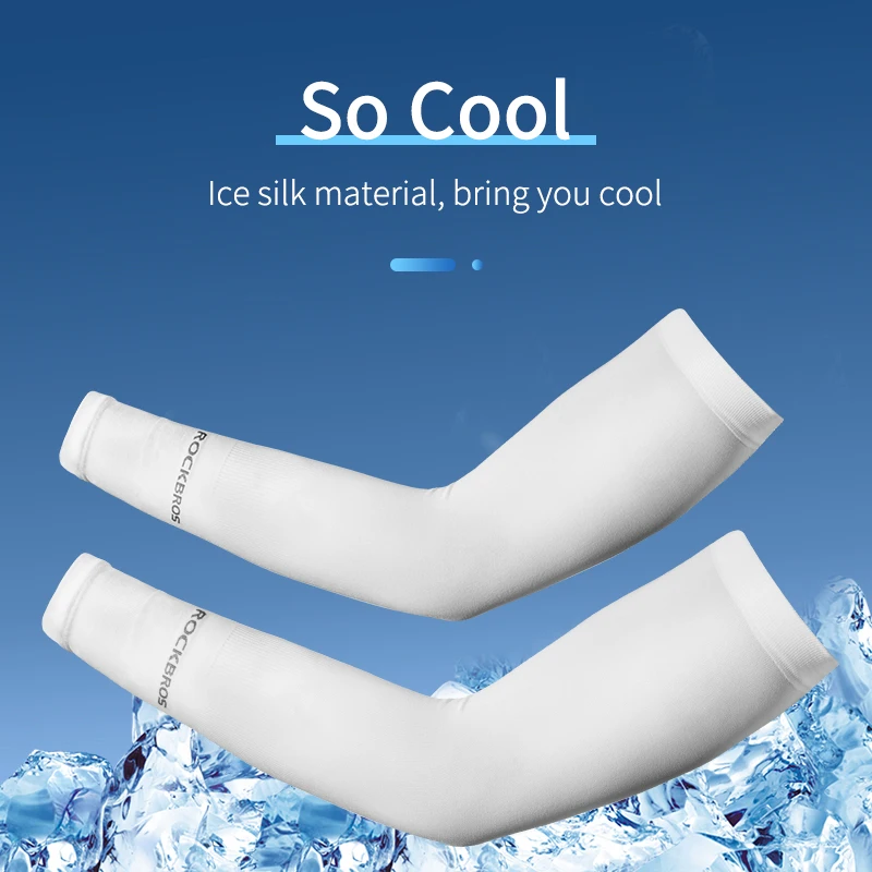 ROCKBROS Защита от УФ-лучей рукава для баскетбола кемпинга езды на открытом воздухе