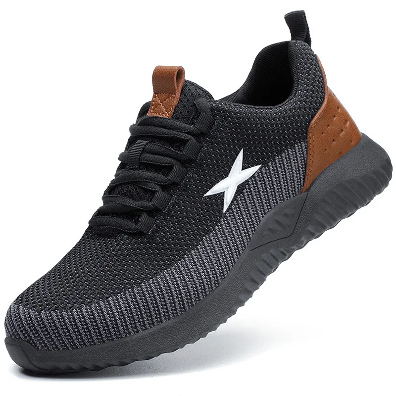 

Safety Shoes Men And Women Steel Toe Anti-Smashing Stab-Resistant Breathable Lightweight And Comfortable Safety Protection Shoes