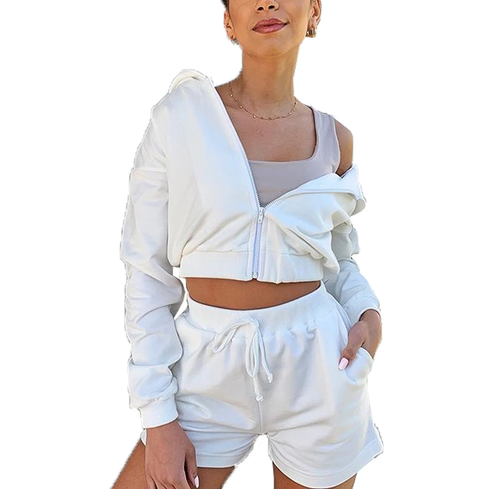 Женский спортивный костюм с длинным рукавом комплект из двух предметов куртка