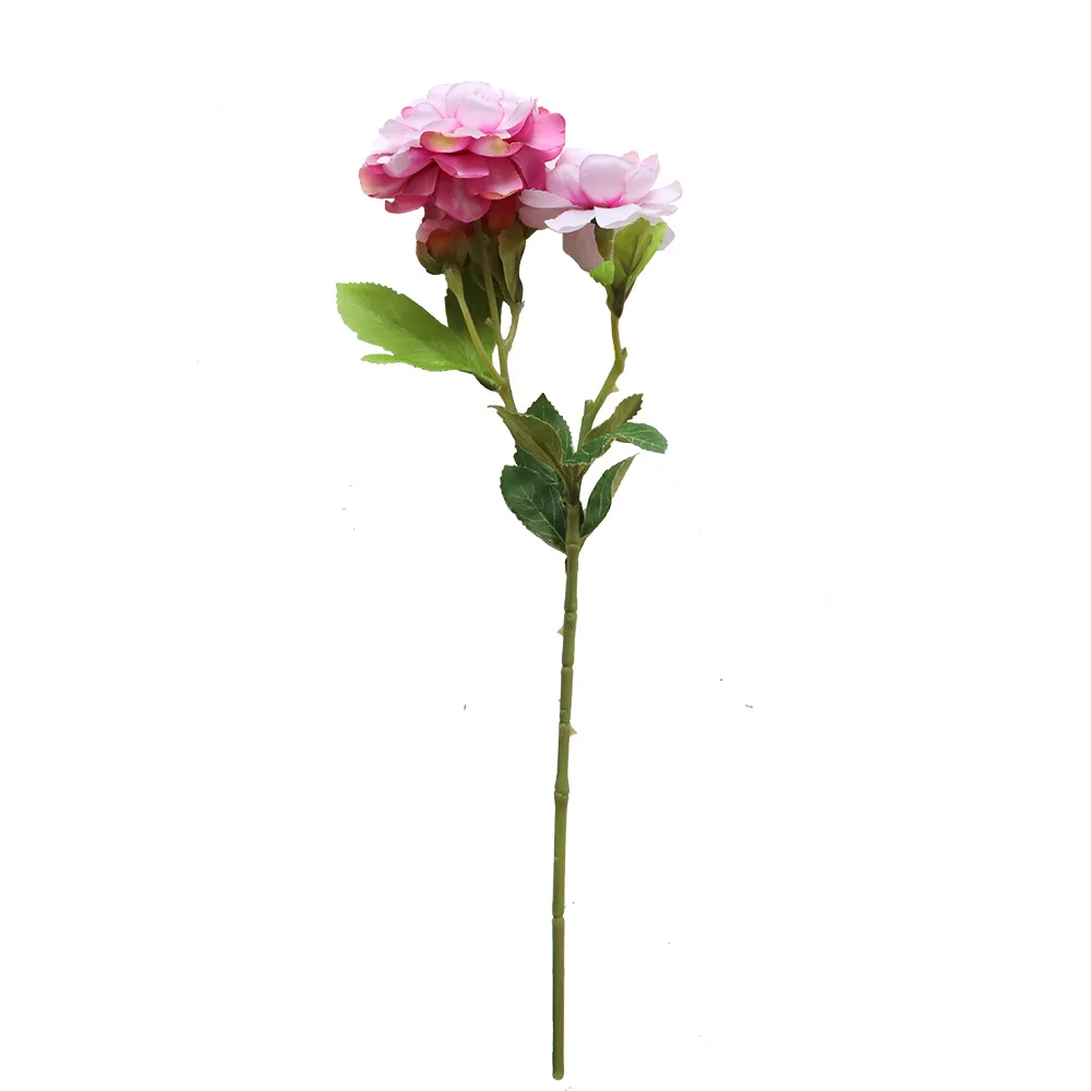 

10 Pcs 3 Head Lotus Artificial Flowers Decoration Flower Wall Wedding Backdrop DIY Wreath Silk Flowers For Farmhouse Home Decor