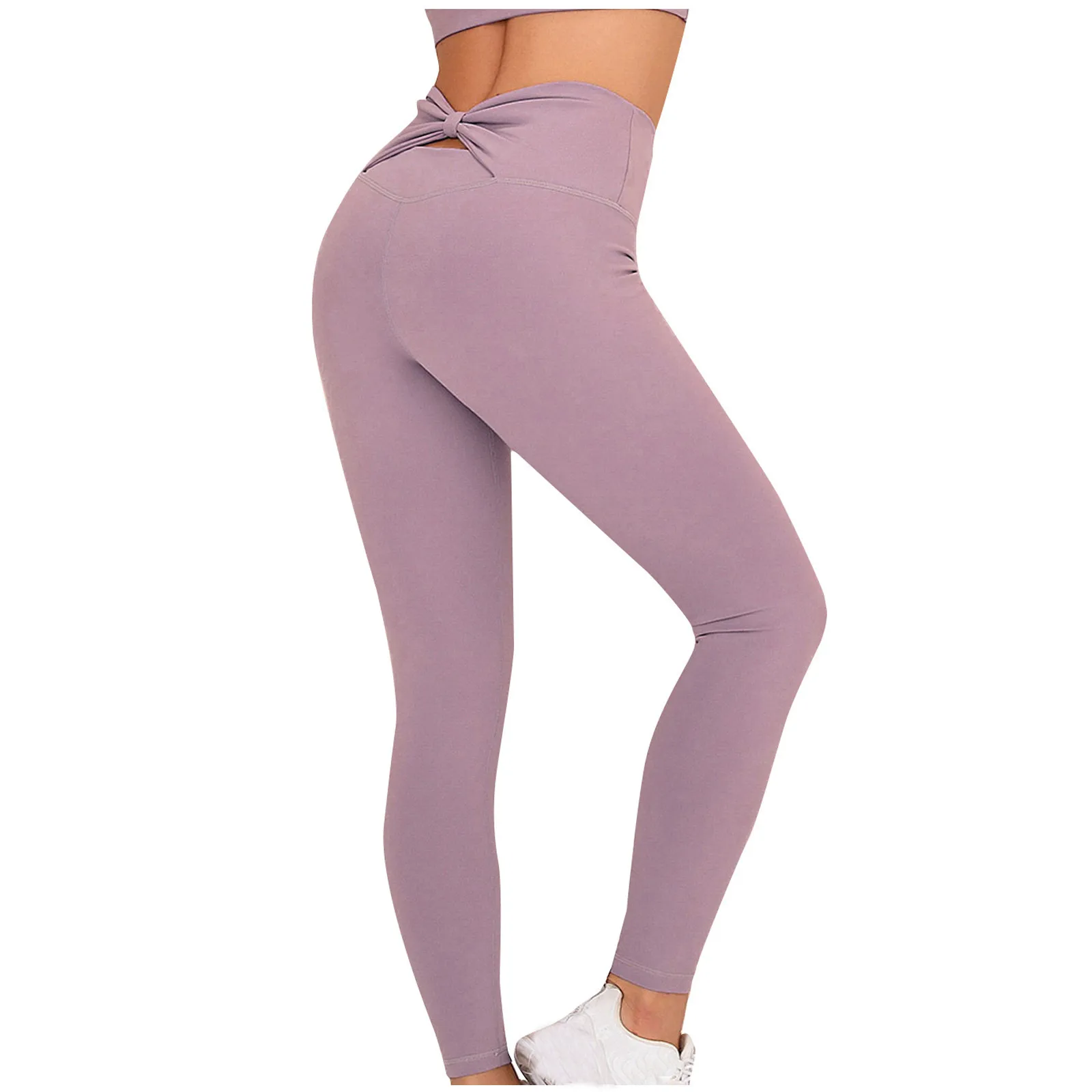 

Leggings 2021 Women's Pure Color Hip-lifting Sports Fitness Running High-waist Yoga Pants Leggins Long Pants