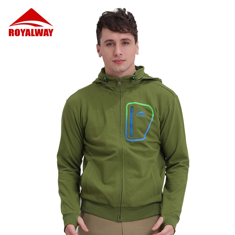 Мужской свитер для тренировок ROYALWAY с капюшоном активного отдыха походов